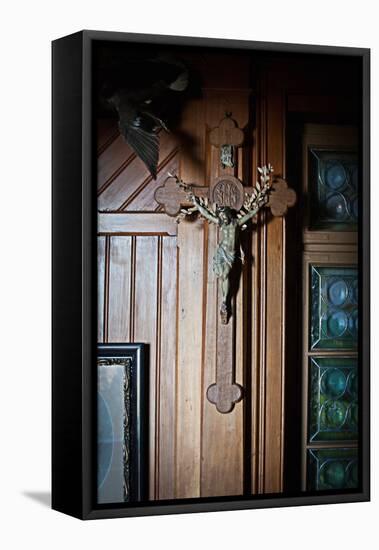 Crucifix-Nathan Wright-Framed Stretched Canvas