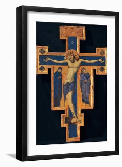 Crucifix-Master of the Blue Crosses-Framed Art Print