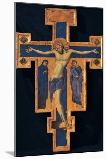 Crucifix-Master of the Blue Crosses-Mounted Art Print