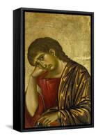 Crucifix-Cimabue-Framed Stretched Canvas