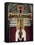 Crucifix-Cimabue-Framed Stretched Canvas