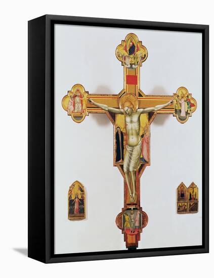 Crucifix-Bernardo Daddi-Framed Stretched Canvas