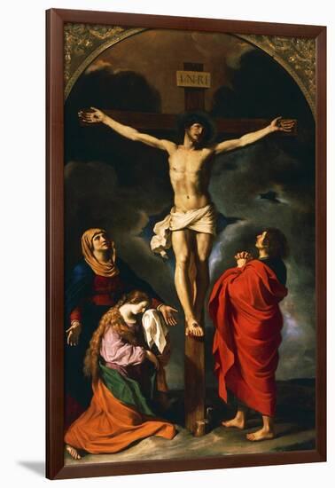 Crucifixion, 1466-1645-Giovanni Francesco Barbieri-Framed Giclee Print