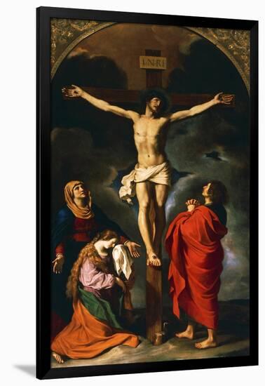 Crucifixion, 1466-1645-Giovanni Francesco Barbieri-Framed Giclee Print