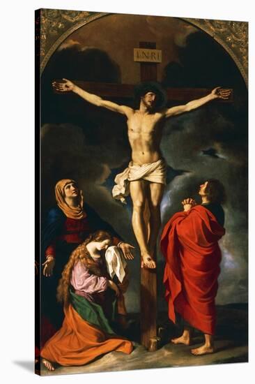 Crucifixion, 1466-1645-Giovanni Francesco Barbieri-Stretched Canvas