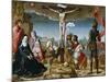 Crucifixion, 1509-1518-Juan de Flandes-Mounted Giclee Print