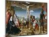 Crucifixion, 1509-1518-Juan de Flandes-Mounted Giclee Print