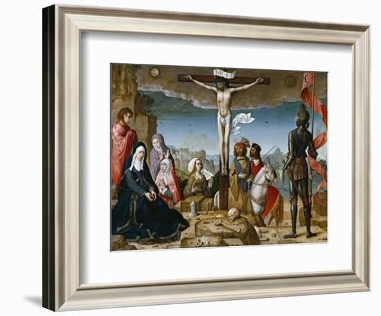 Crucifixion, 1509-1518-Juan de Flandes-Framed Giclee Print