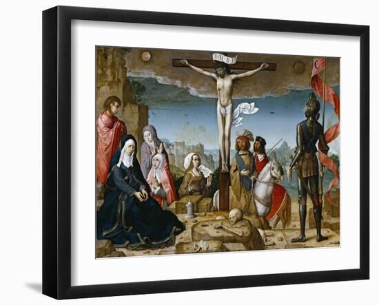 Crucifixion, 1509-1518-Juan de Flandes-Framed Giclee Print