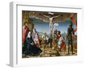 Crucifixion, 1509-1518-Juan de Flandes-Framed Giclee Print