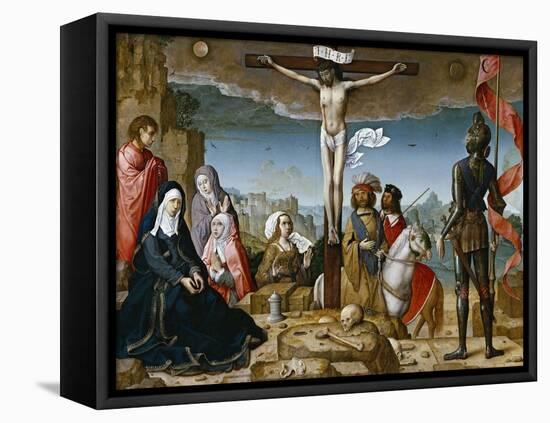 Crucifixion, 1509-1518-Juan de Flandes-Framed Stretched Canvas