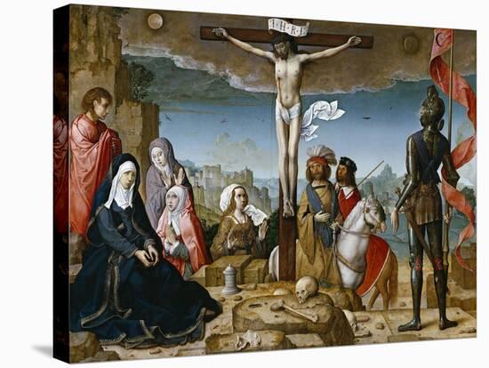 Crucifixion, 1509-1518-Juan de Flandes-Stretched Canvas