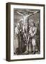 Crucifixion, 1511 (Engraving)-Albrecht Dürer or Duerer-Framed Giclee Print