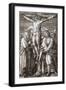 Crucifixion, 1511 (Engraving)-Albrecht Dürer or Duerer-Framed Giclee Print