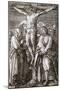 Crucifixion, 1511 (Engraving)-Albrecht Dürer or Duerer-Mounted Giclee Print