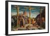 Crucifixion, 1557-60-Andrea Mantegna-Framed Giclee Print