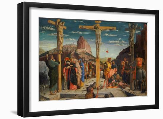 Crucifixion, 1557-60-Andrea Mantegna-Framed Premium Giclee Print