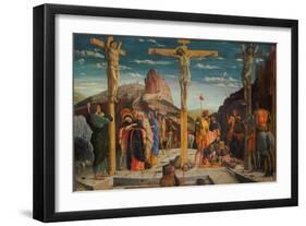 Crucifixion, 1557-60-Andrea Mantegna-Framed Premium Giclee Print