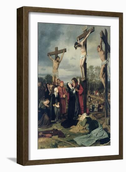 Crucifixion, 1873-Eduard Karl Franz von Gebhardt-Framed Giclee Print