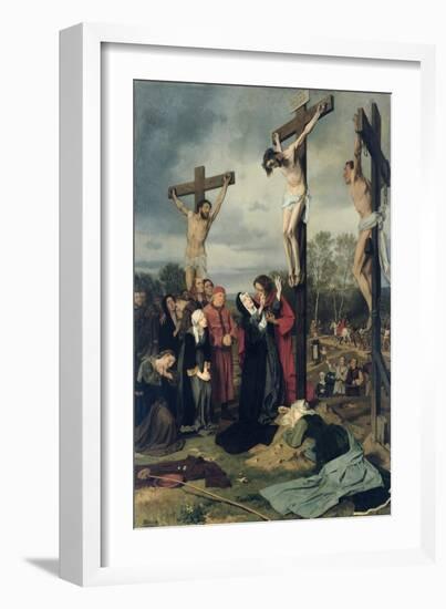 Crucifixion, 1873-Eduard Karl Franz von Gebhardt-Framed Giclee Print