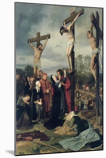 Crucifixion, 1873-Eduard Karl Franz von Gebhardt-Mounted Giclee Print