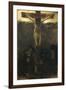 Crucifixion, 1890-1900-Gaetano Previati-Framed Giclee Print