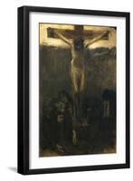 Crucifixion, 1890-1900-Gaetano Previati-Framed Giclee Print