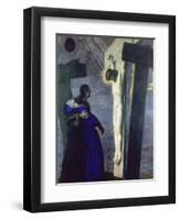 Crucifixion, 1913-Franz von Stuck-Framed Premium Giclee Print