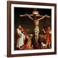 Crucifixion, a Panel from the Isenheim Altar, Limewood (Around 1515)-Matthias Gr?newald-Framed Giclee Print