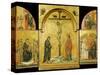 Crucifixion Altarpiece-Duccio di Buoninsegna-Stretched Canvas