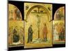 Crucifixion Altarpiece-Duccio di Buoninsegna-Mounted Photographic Print