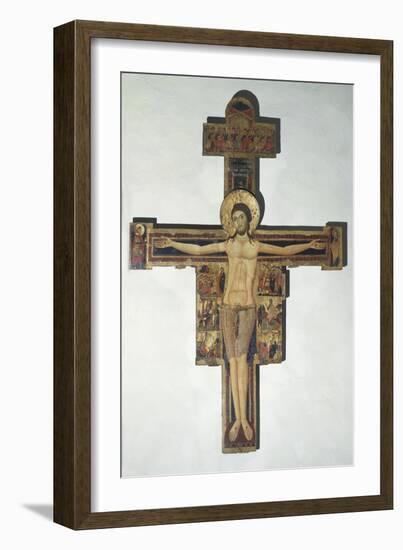 Crucifixion and Stories of Passion-null-Framed Giclee Print