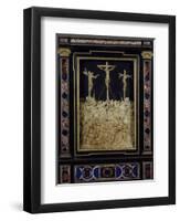 Crucifixion, Attributed to Guglielmo Della Porta (1515-1577), Wax Relief, Italy, 16th Century-null-Framed Giclee Print