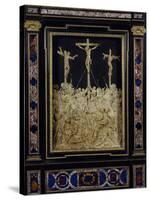 Crucifixion, Attributed to Guglielmo Della Porta (1515-1577), Wax Relief, Italy, 16th Century-null-Stretched Canvas