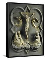 Crucifixion, Bronze Panel-Lorenzo Ghiberti-Framed Stretched Canvas