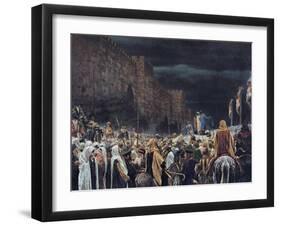 Crucifixion by the Romans, 1887-Vasili Vasilievich Vereshchagin-Framed Giclee Print