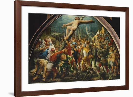 Crucifixion, by Wolfgang Huber-null-Framed Giclee Print