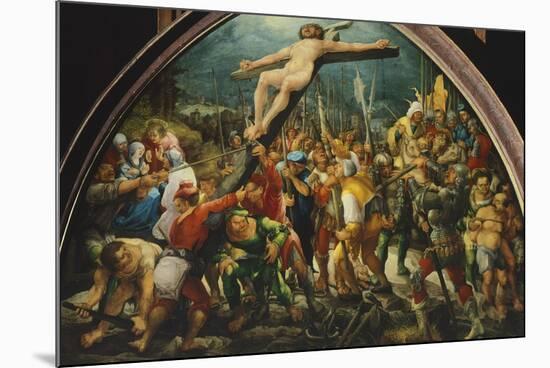 Crucifixion, by Wolfgang Huber-null-Mounted Giclee Print