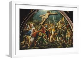 Crucifixion, by Wolfgang Huber-null-Framed Giclee Print