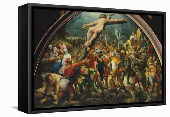 Crucifixion, by Wolfgang Huber-null-Framed Stretched Canvas