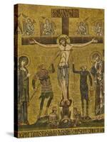 Crucifixion. Central dome. Arch. St. Mark's Basilica, Venice, Italy 10th c.-null-Stretched Canvas