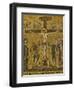 Crucifixion. Central dome. Arch. St. Mark's Basilica, Venice, Italy 10th c.-null-Framed Art Print