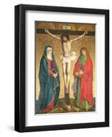 Crucifixion, Central Panel from the Retable on the High Altar, 1430-null-Framed Giclee Print