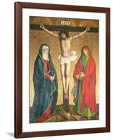 Crucifixion, Central Panel from the Retable on the High Altar, 1430-null-Framed Giclee Print