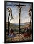 Crucifixion (Christ Between the Two Thieves)-Antonello da Messina-Framed Art Print