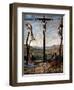 Crucifixion (Christ Between the Two Thieves)-Antonello da Messina-Framed Art Print