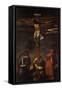Crucifixion (Christ on the Cross with the Virgin, St John and St Dominic)-Hans Maler-Framed Stretched Canvas