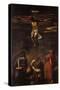 Crucifixion (Christ on the Cross with the Virgin, St John and St Dominic)-Hans Maler-Stretched Canvas