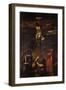 Crucifixion (Christ on the Cross with the Virgin, St John and St Dominic)-Hans Maler-Framed Giclee Print