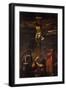 Crucifixion (Christ on the Cross with the Virgin, St John and St Dominic)-Hans Maler-Framed Giclee Print